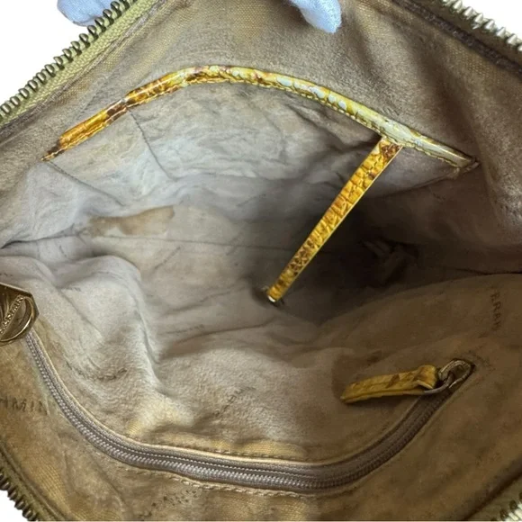 Brahmin Katie Crossbody Canary Yellow Ombré Bag - Picture 8 of 15